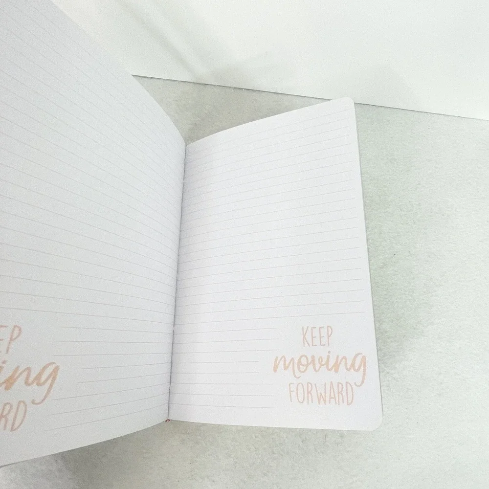 Hardcover Journal 6x8 Lined Notebook Keep Moving Forward